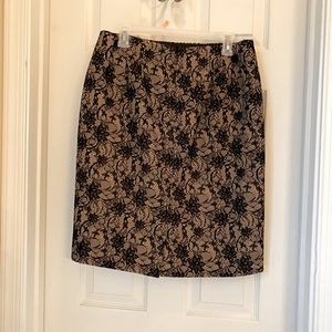 Talbots Lace Pencil Skirt